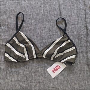Solid and Striped Brigitte Bikini Top